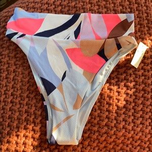 Aerie High Cut Cheeky Swim Bottoms